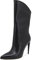 QUEEN HELENA Stivaletti a Punta con Tacco a Spillo Zip Laterale Stivali Casual Donna K2091 (Nero, numeric_37)