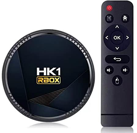 Android TV Box 12.0, Hk1 Rbox H8 Android TV Box 4GB RAM 128GB ROM, H618 Quad-Core 64Bits 1000M LAN Dual-WiFi 2.4G/5G 6K/AV1/3D/USB 3.0/BT 4.2,Set Top Box,4GB+128GB