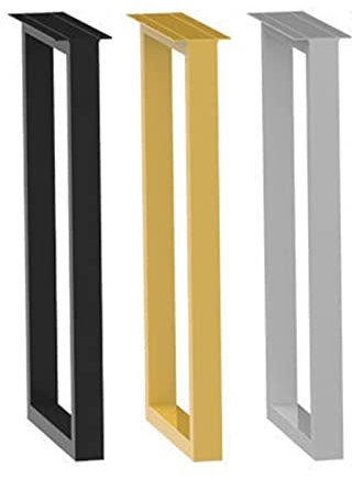 Tischbeine Tischkufen, Tischuntergestell 30*70cm,30*100cm, Esstischgestell, Möbelkufen Metall, Tischbeine Für Couchtisch, Vierkantprofilen, Tragendes Tischgestell, 1 Stück ( Color : Gold , Size : W30*