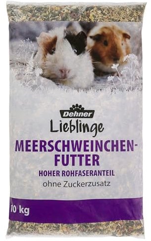 Dehner Lieblinge Nagerfutter, Meerschweinchen-Futter, hoher Rohfaseranteil, 10 kg