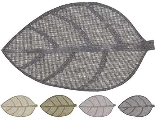 20x Platzset ca.50x33cm blattförmig Tischdeckchen Matte Unterlage Schutz