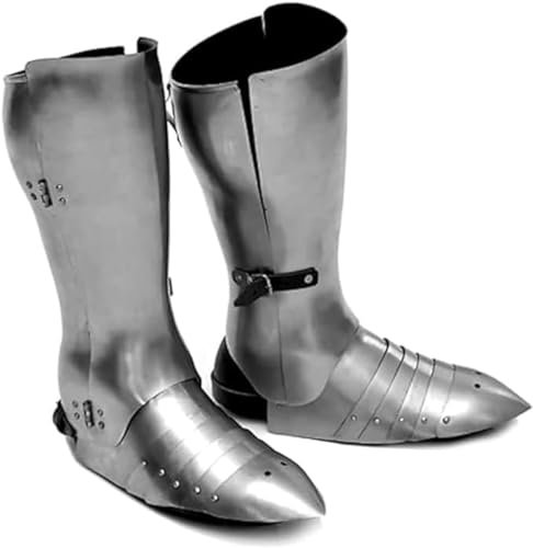 ANTIQUEMEDIEVAL Mittelalterliche Kampfbeinsabatons LARP SCA Silber