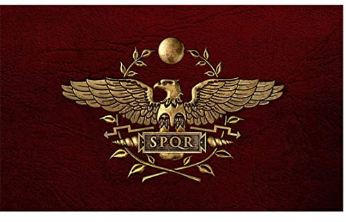 SPQR Flagge Senat Senat des Volkes Römischen Reich Bonner Flagge mit Tarten 3 x 5 ft spqr