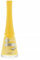 1 Second Gel Texture Nail Polish, Yellow, Anti-Smudge Brush