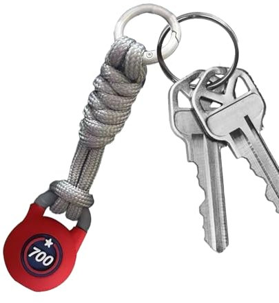 Keeychain Training Keychain Schlüsselanhänger für Männer - Keettlebell Keychain für Fitness-Fans | Cooles Accessoire für Rucksack Tasche | Anhänger für Männer, rot, riferimento alla