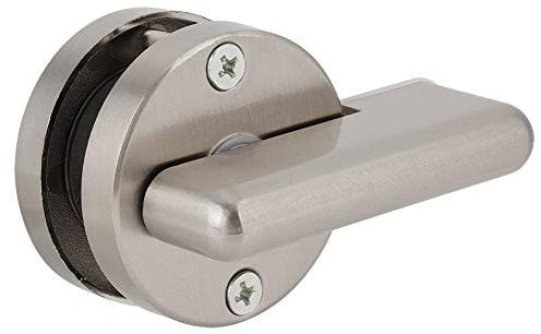 WC-Rosette mit Belegtanzeige, WC Schloss Drehriegel Toilettenschloss Trennwand Verriegelung für Toiletten Duschkabinen und Badezimmer