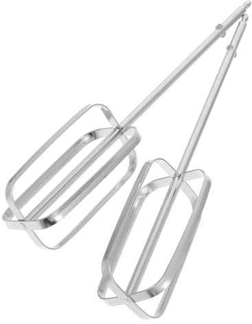 EXHUMKY 2Stücke Rührbesen Aufsätze für Handmixer Handmixer Ersatzteile für Eier und Teig Kompatibel mit Verschiedenen Elektrischen Bohrmaschinen Langlebige Küchenhelfer