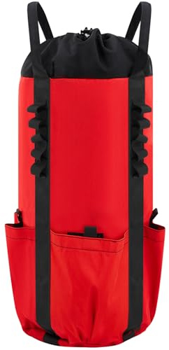 LOYIM Arborist Rope Storage Bag 30l, Rock Climbing Rope Bucket Backpack | Waterproof Throw Line Bag, Drawstring Handle Design, Large Capacity Bag with Pockets, Arborist Equipment for Tree Climbing