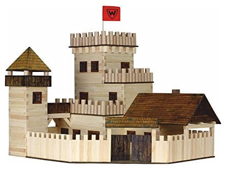 Walachia Burg Holz Modellbauset Modellbahn Spur 1/ LGB 1:32, Braun