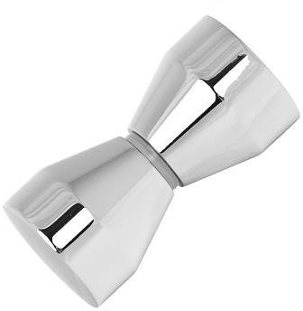 ONPIRA Chrom Glastürgriff für Duschtüren Glas Glasschiebetür Griff Glastürbeschlag