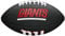 Wilson Unisex-Youth MINI NFL TEAM SOFT TOUCH FB BL NG American Football, Black