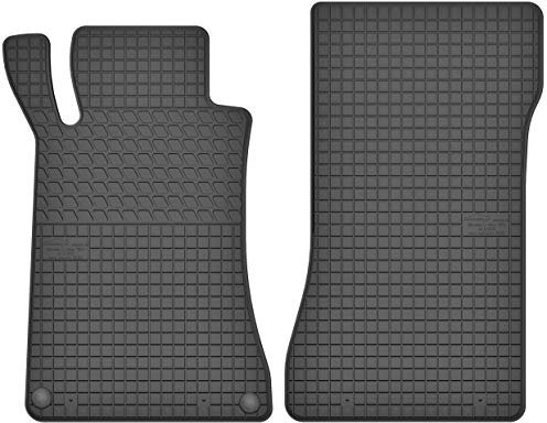 Gummimatten Vorne Gummi Fußmatten Satz für Mercedes-Benz C-Klasse W203 (2000-2006) - 2-teilig - Passgenau