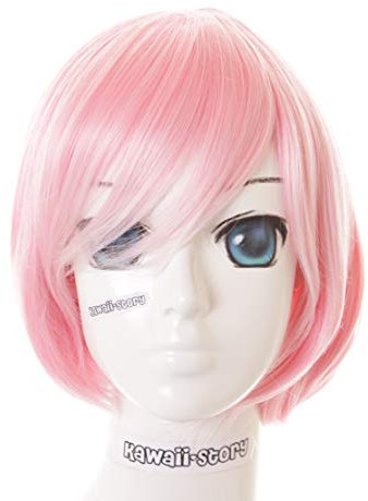 PL-612-1 Re Zero kara Hajimeru Isekai Ram Rosa Bob Kurz Haar Cosplay Perücke Wig Anime Manga