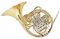 Lechgold DH-18AL Doppelhorn - lackiertes Waldhorn in F/Bb - 4 Ventile mit Minibal-Gelenken - Mundrohr aus Goldmessing - inkl. Leichtkoffer