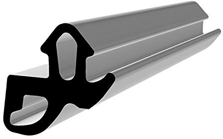 Horivert Fensterdichtung S-1560 schwarz 10m Gummidichtung Tür Balkon Dichtungsband Oberlicht Scheibe Luftzugstopper PVC Fenster Kunststofffensterdichtungen