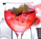 Personalised Name in Swirly Font Gin and Tonic Glass Gift