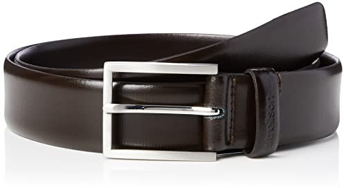 Strellson Premium Herren 3201 Gürtel, Dunkelbraun, 120