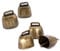 Fatiya 5 pack Grazing Copper Bells, Metal Cow Bells for Dogs, Animal Copper Loud Bronze Bell, Small Brass Bell, for Cow Horse Sheep Cats Small Pets Anti-Theft Accessories (Bronze)