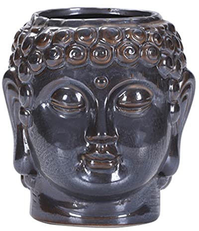 Bouddha Tête Fleur Pot Créatif Succulent Pot en Céramique Plantes Container Titulaire pour La Maison Bureau Jardin 1 PIÈCES (Couleur Aléatoire)