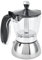 Caffettiera, 4 Tazze Design Trasparente Caffettiera Facile da Usare per Cappuccino Macchiato E Moka per Home Office Hotel Ristorante