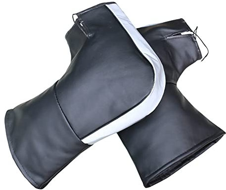 MoreChioce Winter Motorrad Lenkerhandschuhe, 1 Paar Schneemobil Schutzhandschuh Winddicht Motorrad-Lenker-Handschuhe Wasserdicht ATV Lenkermuffs Halten Warm Fäustlinge Lenkerstulpen,40 cm x 32 cm