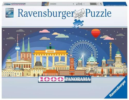 Ravensburger Puzzle 17394 Nachts in Berlin - 1000 Teile Puzzle für Erwachsene und Kinder ab 14 Jahren