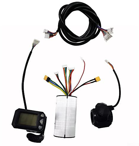 5,5 Kohlefaser Elektroroller Fahrrad 24/36V Controller LCD Monitor Bremse Set