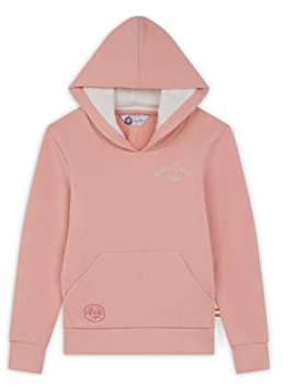 ROLAND-GARROS - Sweat à Capuche - Pull Over - Enfant - Fille - 100% Coton - Rose - Taille 8 Ans