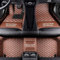 Custom Auto-Fußmatten für Jaguar für XE XF XJL E-Pace F-Pace F-Type I-Pace X-Type Leder Wasserdicht Abriebfest Mit Aufbewahrungstasche Auto-Fussmatten,Farben:braun