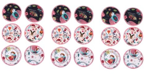 Toyvian 3 Set Di Coppette Assorbilatte Per L'allattamento Al Lavabili Salva- Tappetino Assorbente Riutilizzabile Coppette Assorbilatte Per L'allattamento Al 6 Pezzi*3