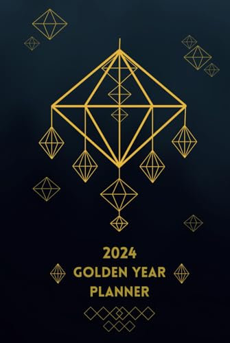 2024 Planner: 2024 Week to View, January 2024 - December 2024 12 Months, 130 note pages, Himmeli style,