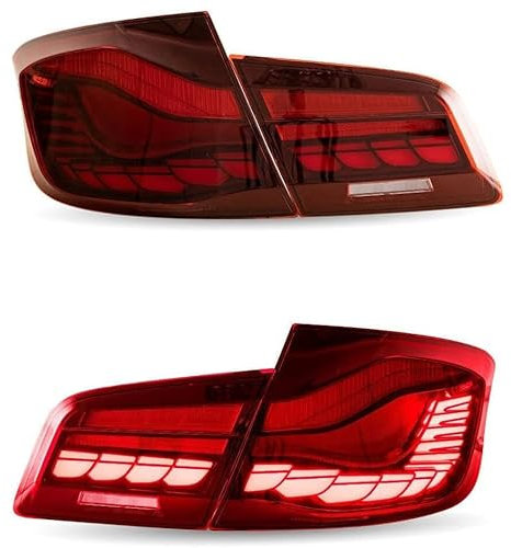 Wasserdichte Rückleuchten für BMW F10 F18 2011-2017 5er M5,Bremslichter Sicherheit Licht Multifunktion Rücklicht Beleuchtung Autoteile