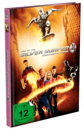 FANTASTIC FOUR: RISE OF THE SILVER SURFER 2-Disc Mediabook Cover B limited 500 UNCUT (Blu-ray + DVD) B