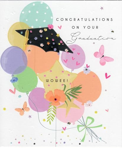 Belly Button Designs Glückwunschkarte zur bestandenen Prüfung. (bunt)