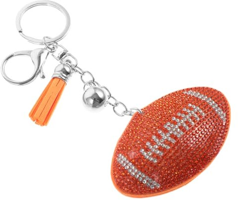 Milisten Rugby Schlüsselanhänger Mit Funkelnden Strasssteinen Perfektes Sport-fan Für Rugby-begeisterte Für Partys Und Besondere Anlässe