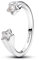 PANDORA Damen-Ring Sternschnuppen Silber 193582C01-60 Ringgröße 60/19,1
