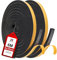 XEEINC 6M Joint Porte Fenetre Isolation, 9mm(B) x 10mm(D) Joint de Porte Dentrée, Autocollante Bande de Joint Etancheite Porte Anti-froid et Phonique - Noir