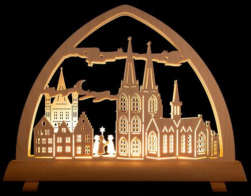 Schlick & Türk Schwibbogen Kölner Dom - 34x26 cm