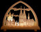 Schlick & Türk Schwibbogen Kölner Dom - 34x26 cm