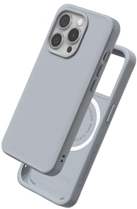 RhinoShield SolidX Hülle für MagSafe für iPhone 15 Pro | Starker Magnet, Fallschutz nach Militärstandard, verstärkte Stoßdämpfung, verbesserter Eckenschutz, schlank, leicht