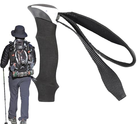 Poignée de bâton de ski, poignée absorbant la transpiration avec dragonne en forme de T | Accessoire de camping, pique-nique, alpinisme, ski, randonnée, camping