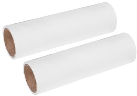 WEKAMOS 2 Rollen Lint Roller Refills mit Haftung pro Rolle Papier Nachfüllung für Kleider und Möbel Effektive Entfernung von Tierhaaren und Fusseln Vielseitig Einsetzbar für Auto Sofa und
