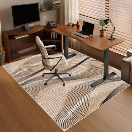 Qivstxug Tappeto Salvapavimento per Sedia Ufficio, Tappeto per Sedia Gaming, Tappetini per Sedie da Ufficio, Tappeto Gaming Pavimento, Tappetino Parquet Ufficio protettore del Pavimento 80 x 100 cm