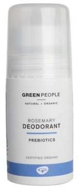 Green People Rosemary & Prebiotics Deodorant, 75ml | No Pore-Clogging Aluminium, Suitable for Sensitive Skin, Organic, Cruelty Free and Vegan, Naturally Scented Formula