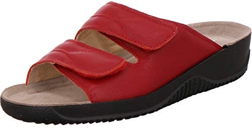 Rohde Damen Soltau-40 Pantoletten, Rot 43 Cherry, 35 EU Weit