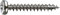 SPAX Universalschraube aus Edelstahl rostfrei A2, 4,0 x 45 mm, 200 Stück, T-STAR plus, Halbrundkopf, Vollgewinde, 4CUT, 0207000400453