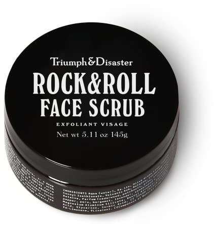 Triumph & Disaster | Rock & Roll Face Scrub for Men | Natural, Exfoliating Pore Cleansing Facial Scrub - Removing Blackheads and Dirt, 145g