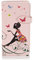 SHAGWEAR ® Portemonnaie Geldbörse Damen Geldbeutel Mädchen Bifold Mehrfarbig Portmonee Designs: (Schmetterling Oase Rosa/Butterfly Oasis)