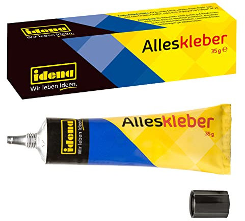 Idena 634139 - Alleskleber, 35 g in der Tube, zum Punkt- und Flächenkleben