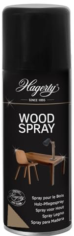 Hagerty Wood Spray 200 ml I Spray para limpiar, hidratar y proteger superficies y artículos de madera I Revitaliza y devuelve el brillo a cualquier mueble o superficie de madera sin dañarlo